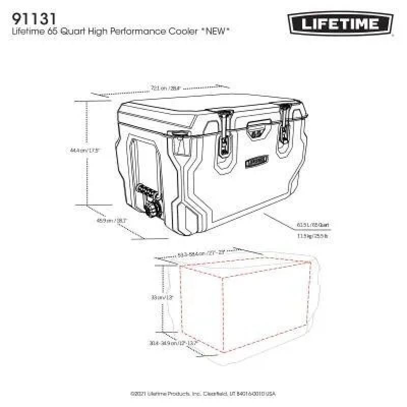 Lifetime High-Performance 65-Qt. Cooler