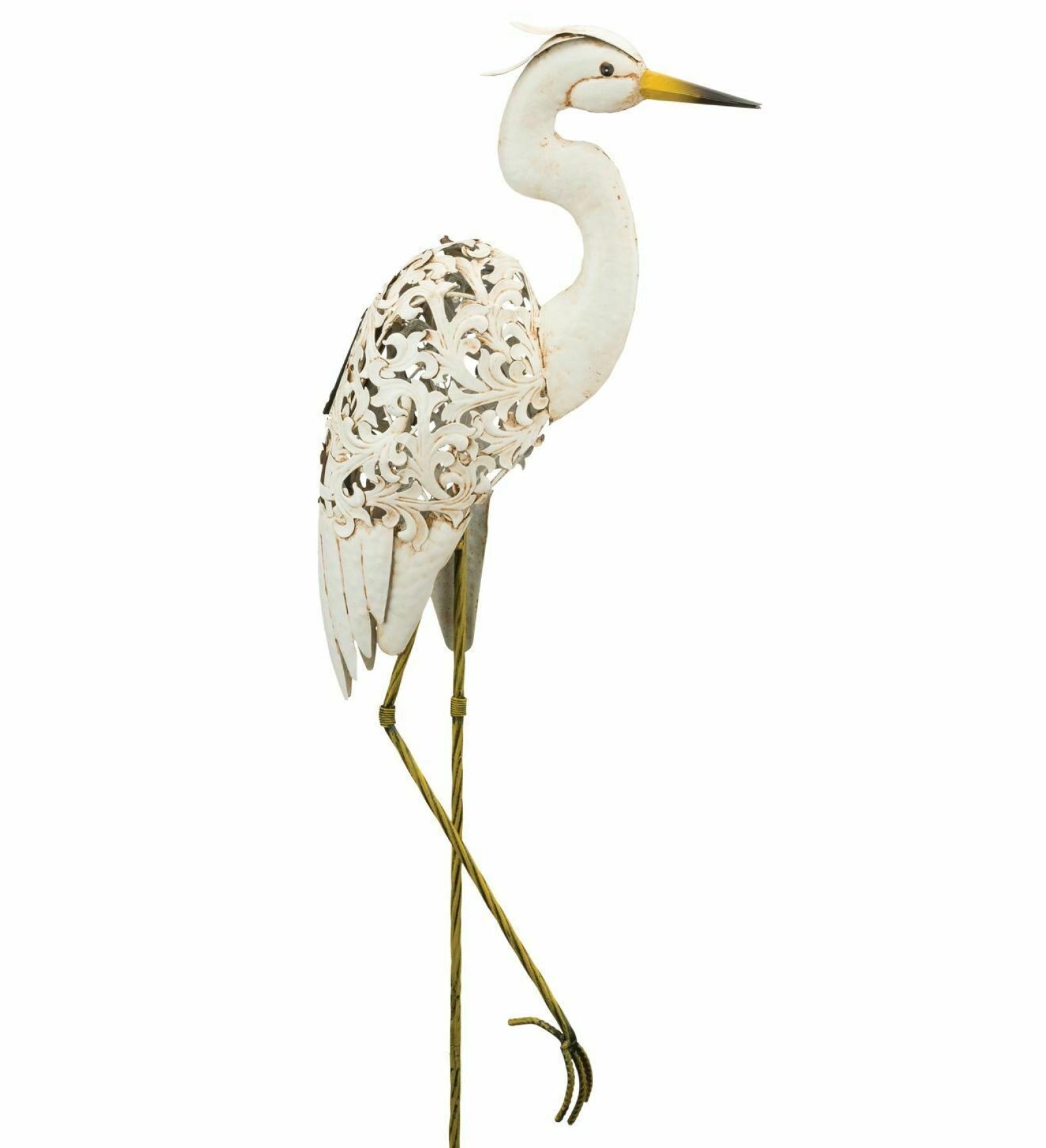 Regal Art & Gift Egret Solar Bird Stake