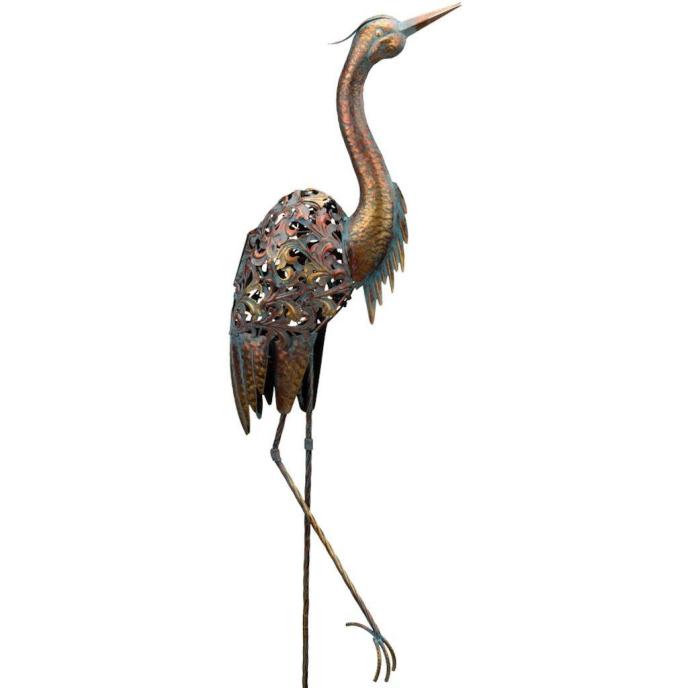 Regal Art & Gift Heron Solar Bird Stake