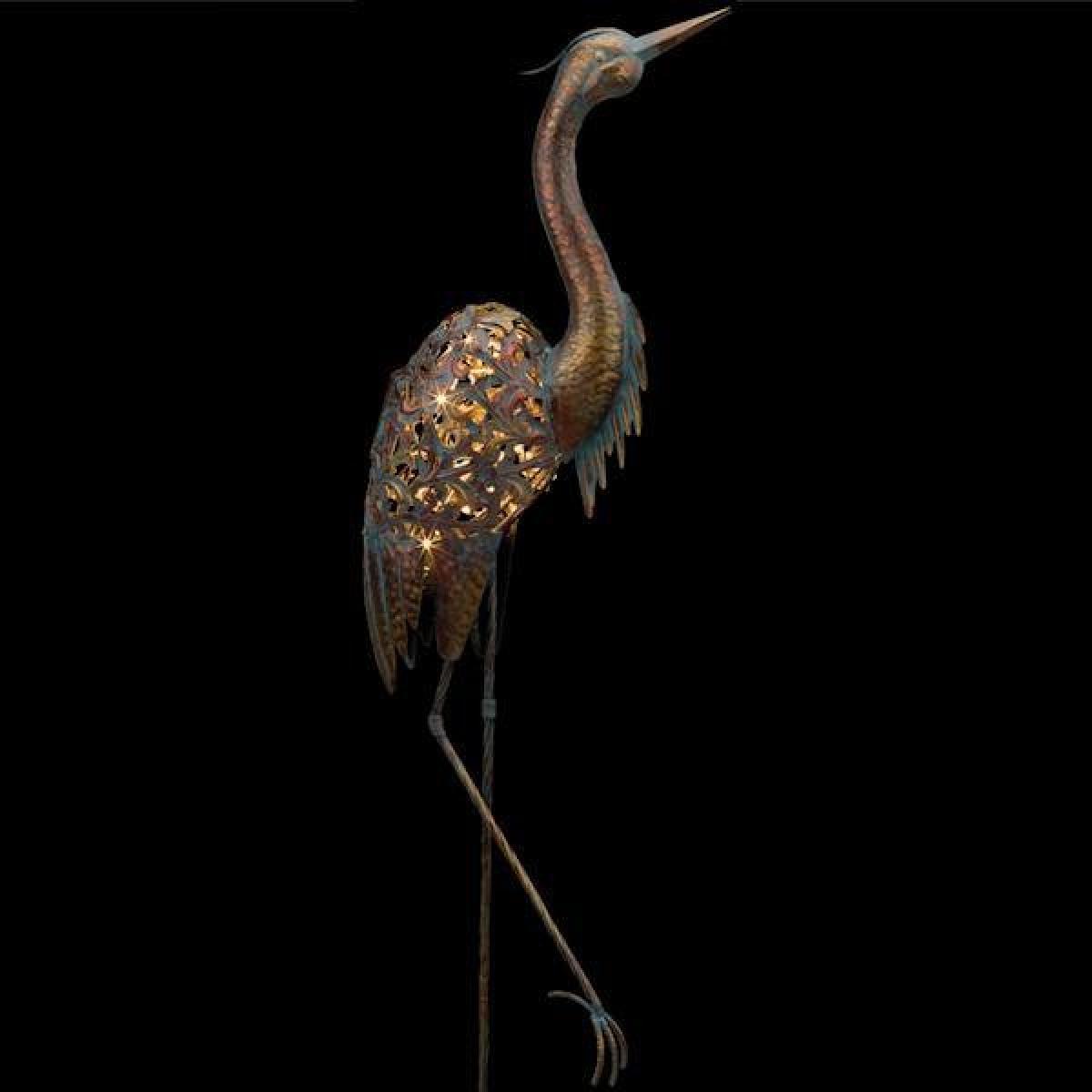 Regal Art & Gift Heron Solar Bird Stake