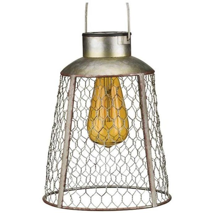 Regal Art & Gift Bell Edison Solar Lantern