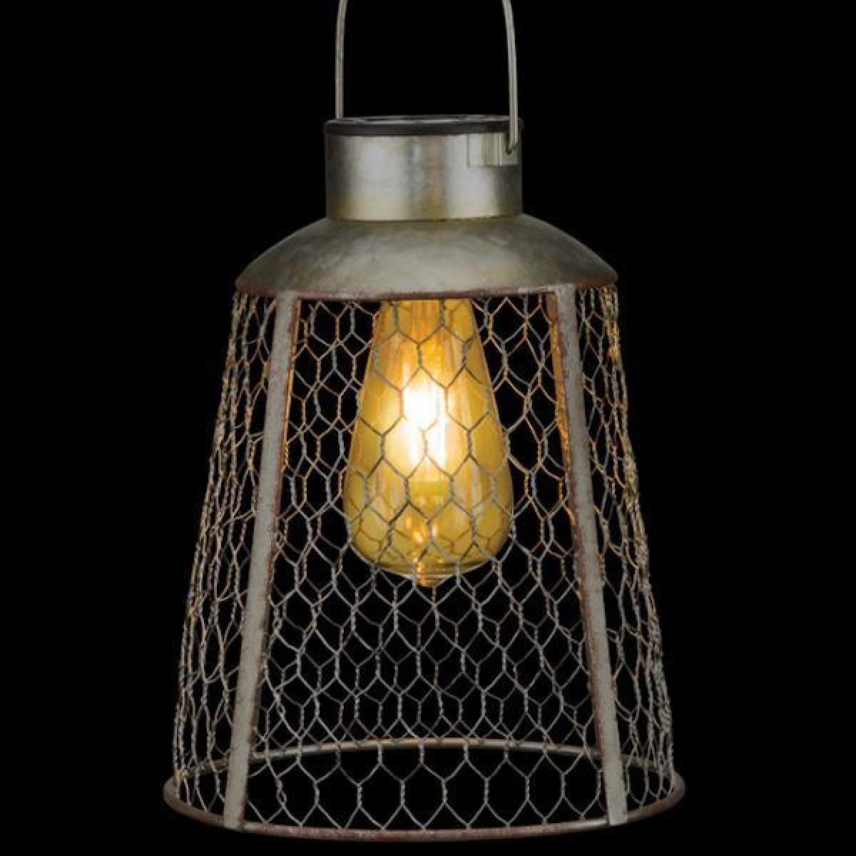 Regal Art & Gift Bell Edison Solar Lantern