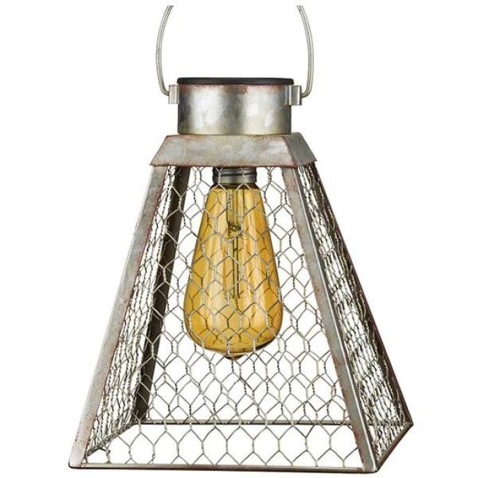 Regal Art & Gift Pyramid Edison Solar Lantern