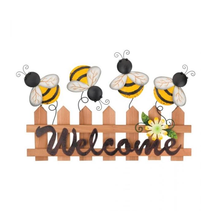 Regal Art & Gift Welcome Bee Sign