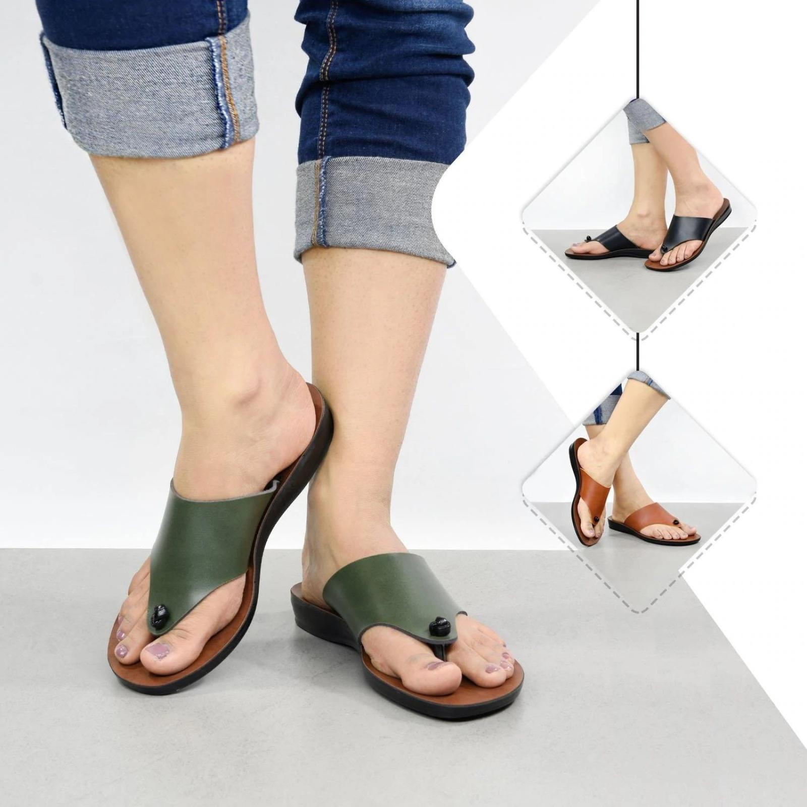Aerosoft Women's Lilac Vintage Comfortable Walking Sandals