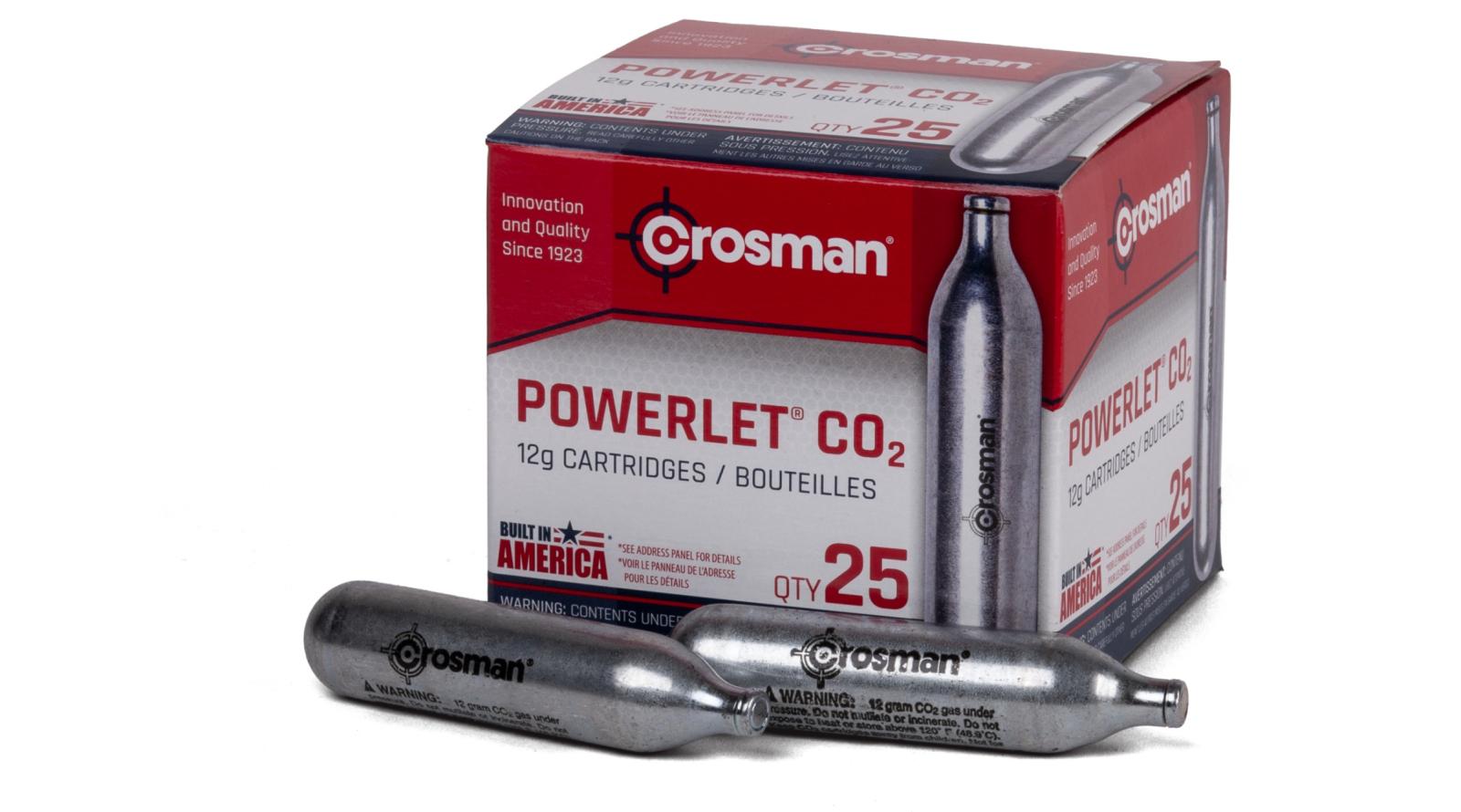 Crosman Powerlet CO2 Cartridges