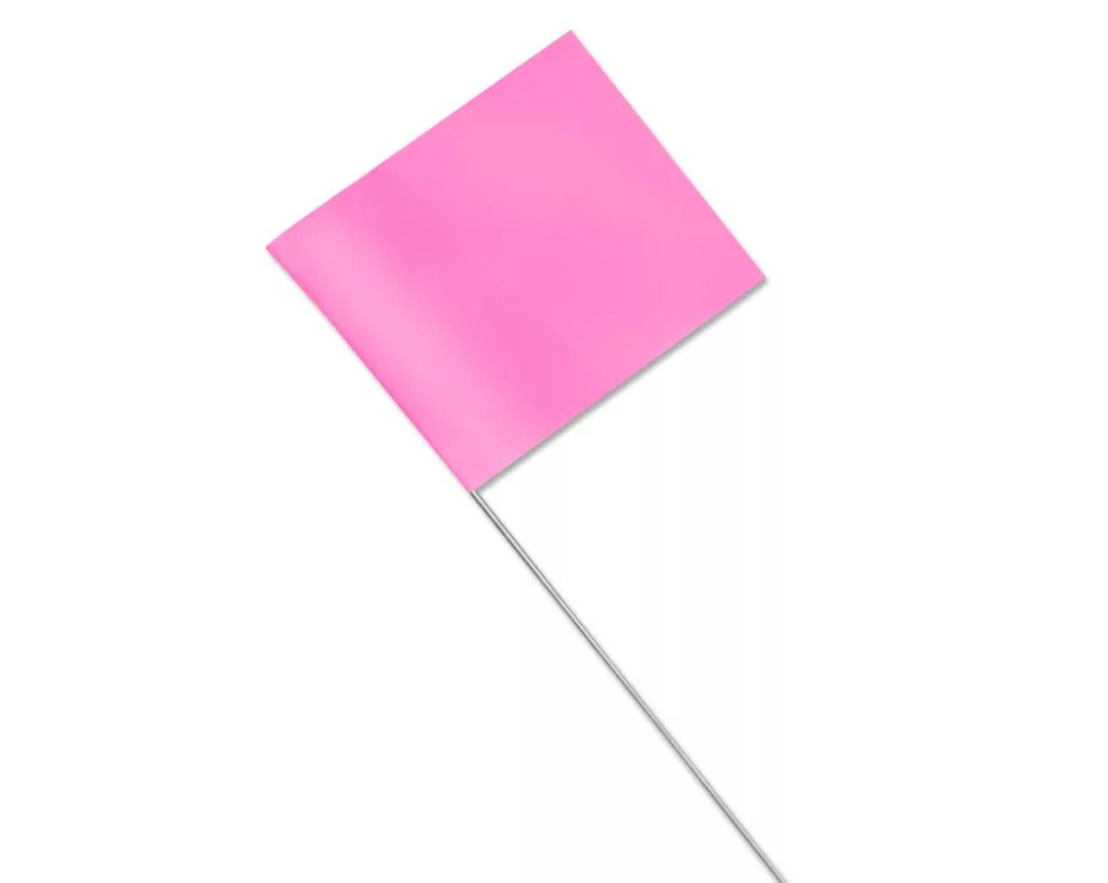 Irwin Stake Flags pink