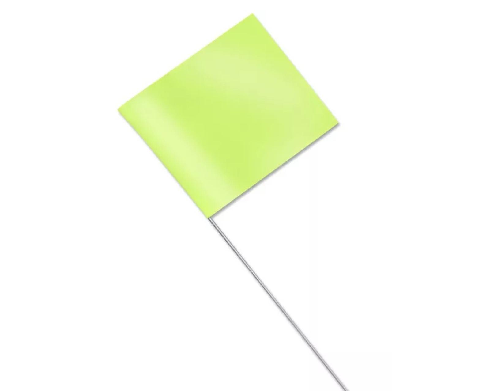 Irwin Stake Flags lime