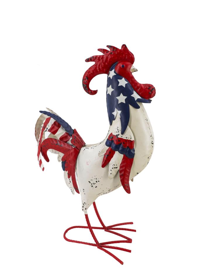 Backyard Expressions Patriotic Rooster