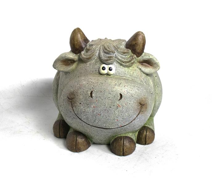 Backyard Expressions Cow Planter