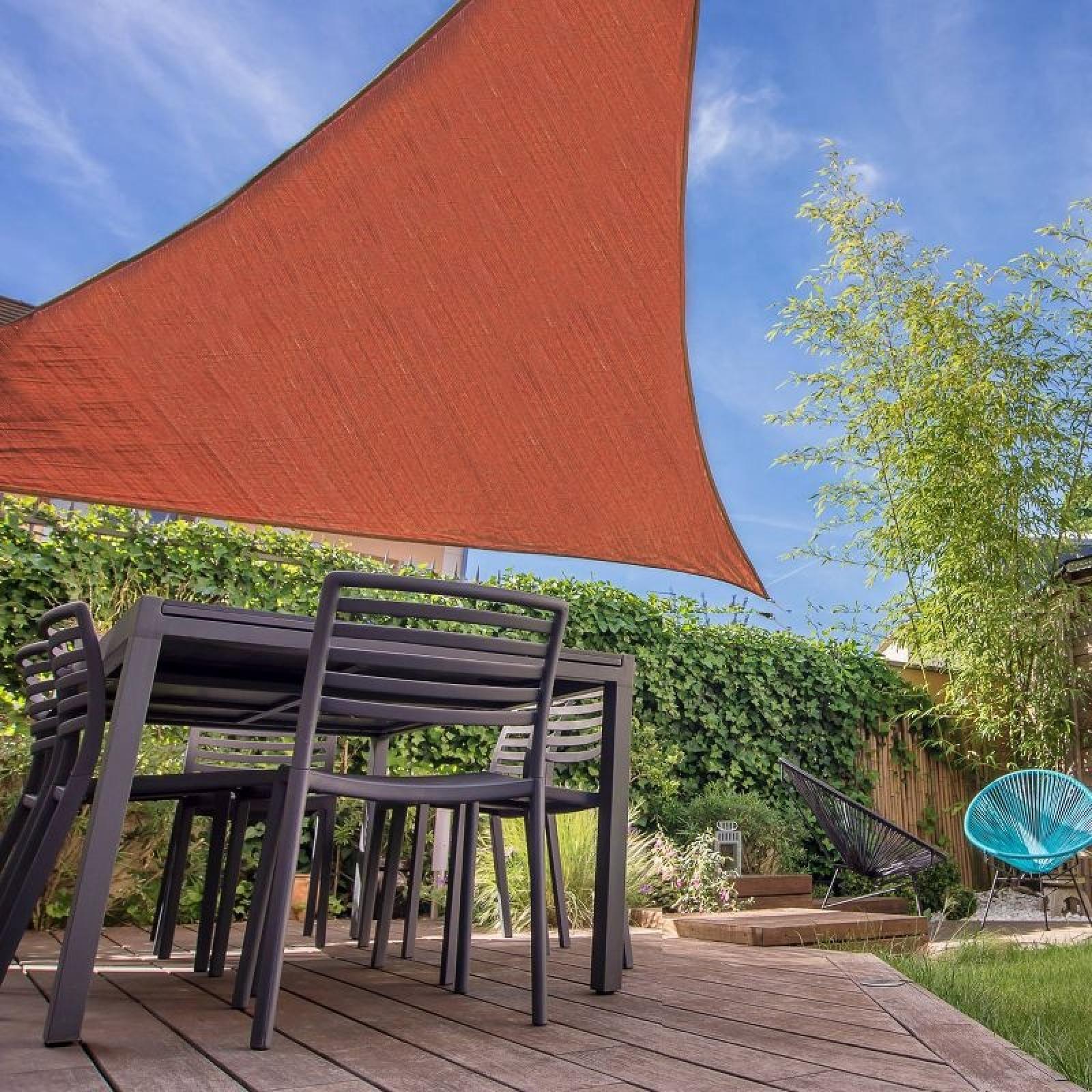 Backyard Expressions Triangle Sun Shade Sail