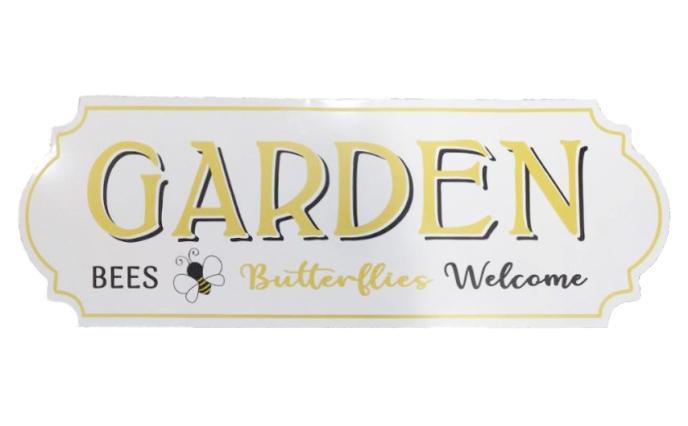 Backyard Expressions Garden Bees Sign