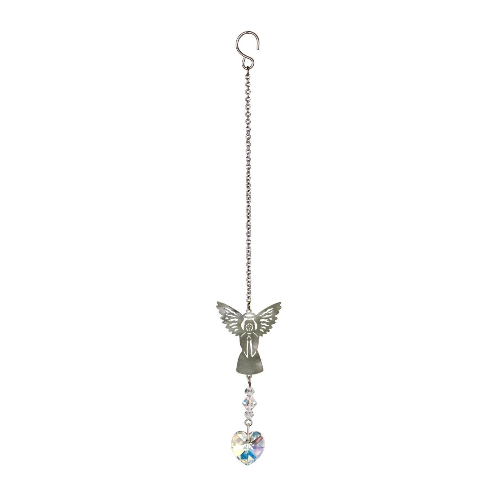 Woodstock Chimes Birthstone Angel Suncatcher | March