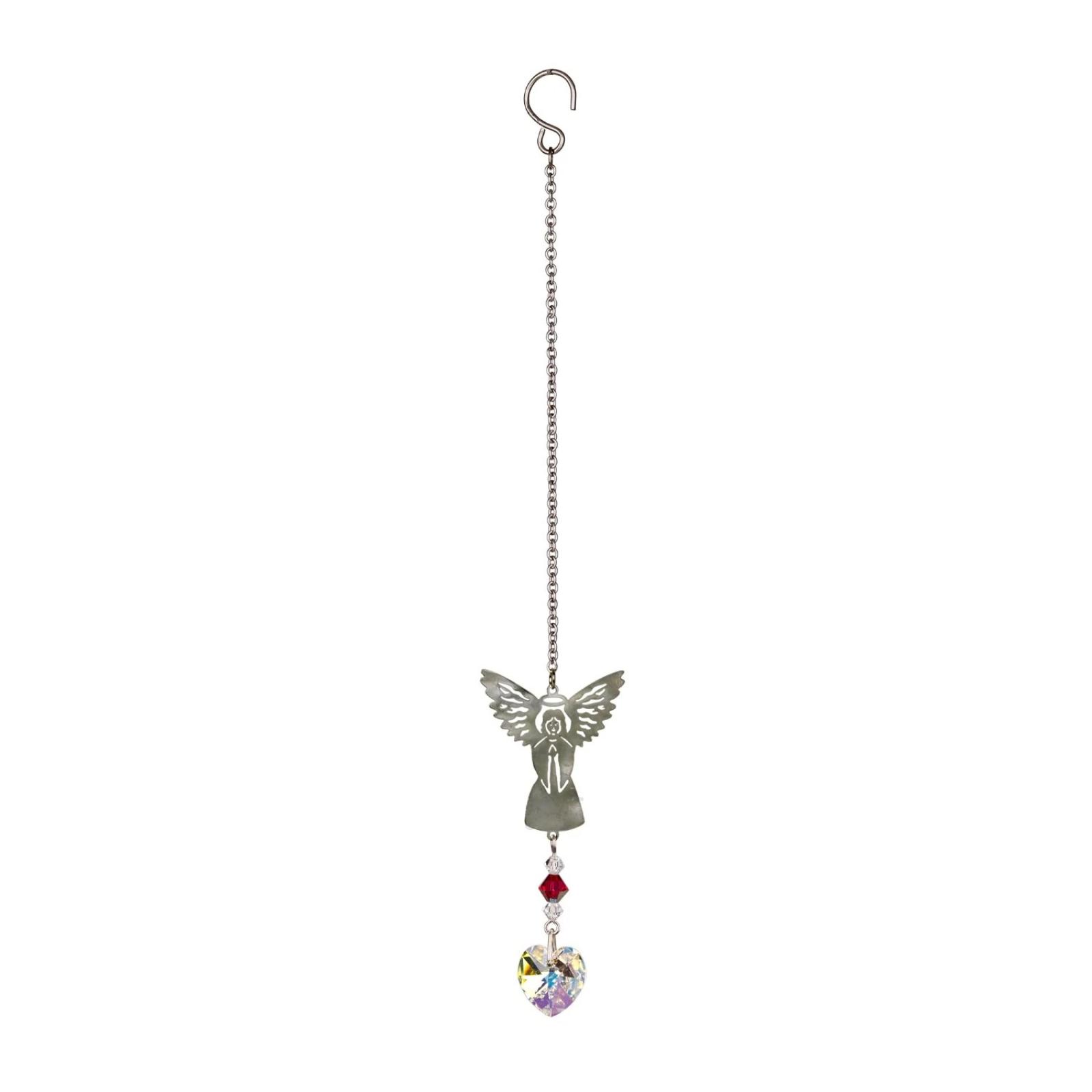 Woodstock Chimes Birthstone Angel Suncatcher | March
