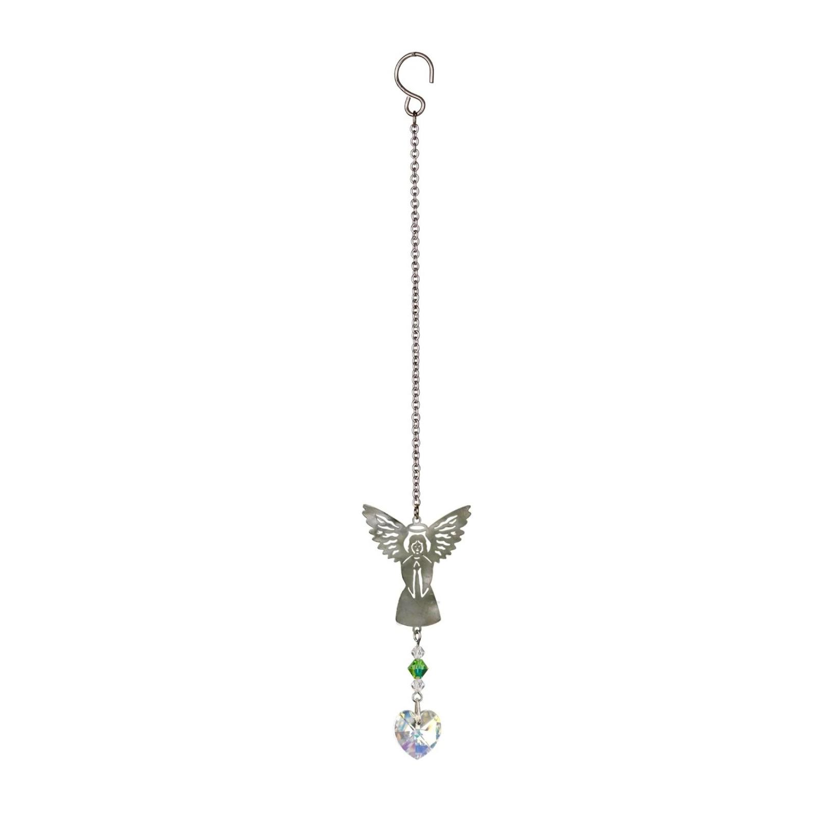 Woodstock Chimes Birthstone Angel Suncatcher | March