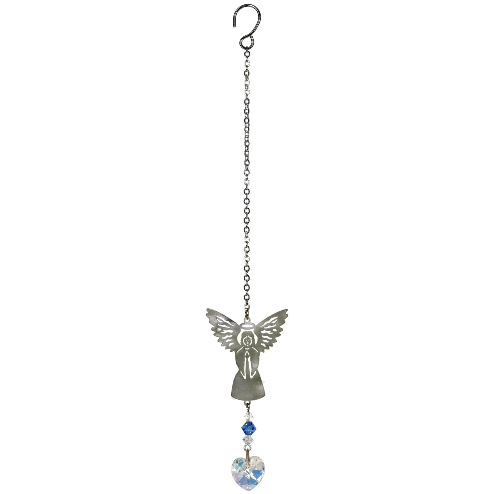 Woodstock Chimes Birthstone Angel Suncatcher | March