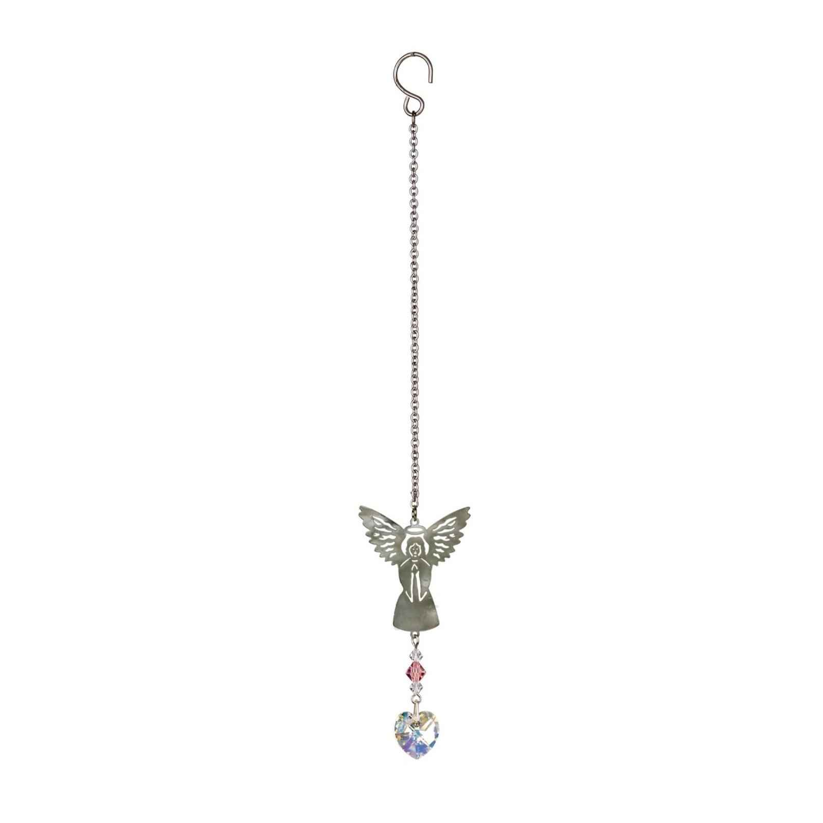 Woodstock Chimes Birthstone Angel Suncatcher | March