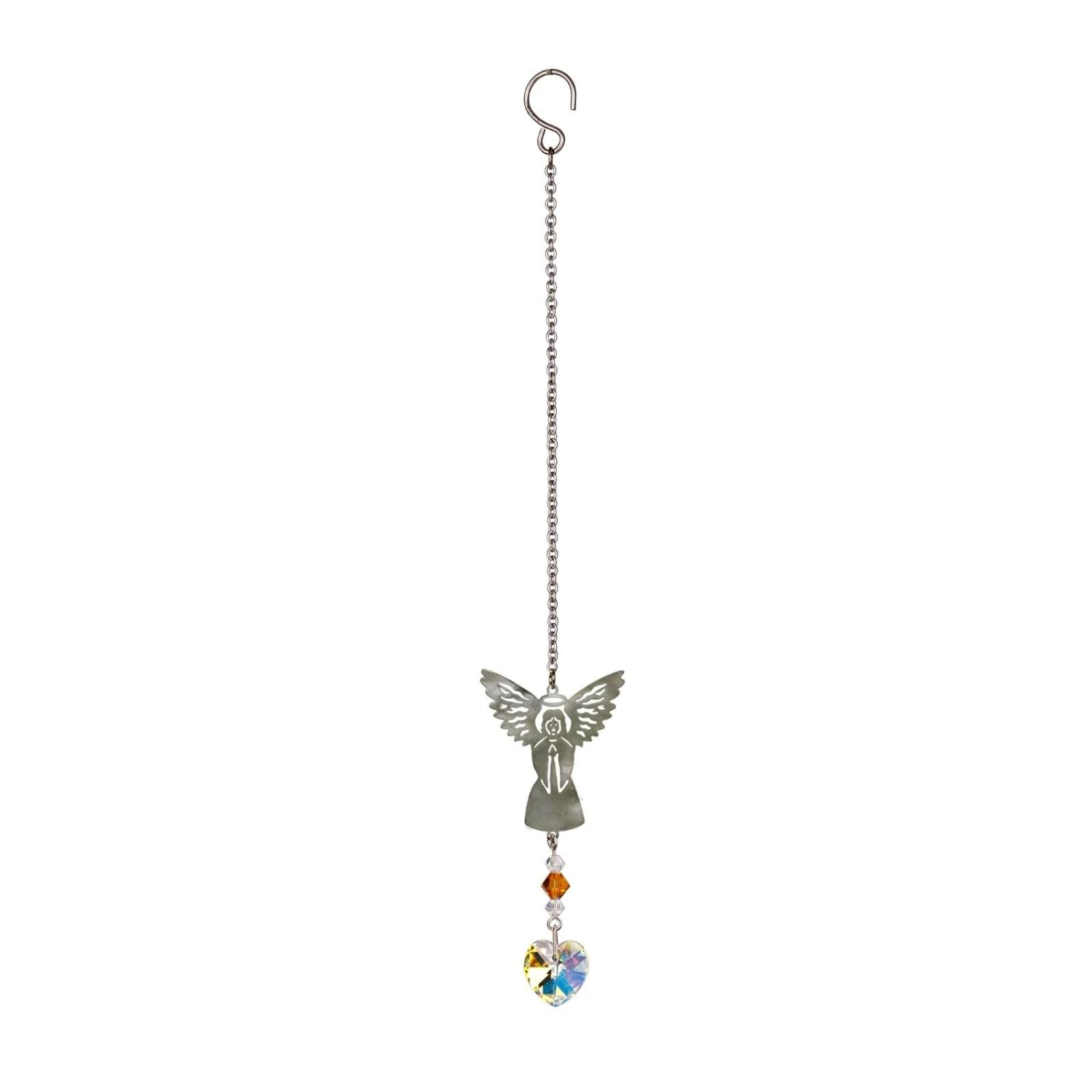 Woodstock Chimes Birthstone Angel Suncatcher | March
