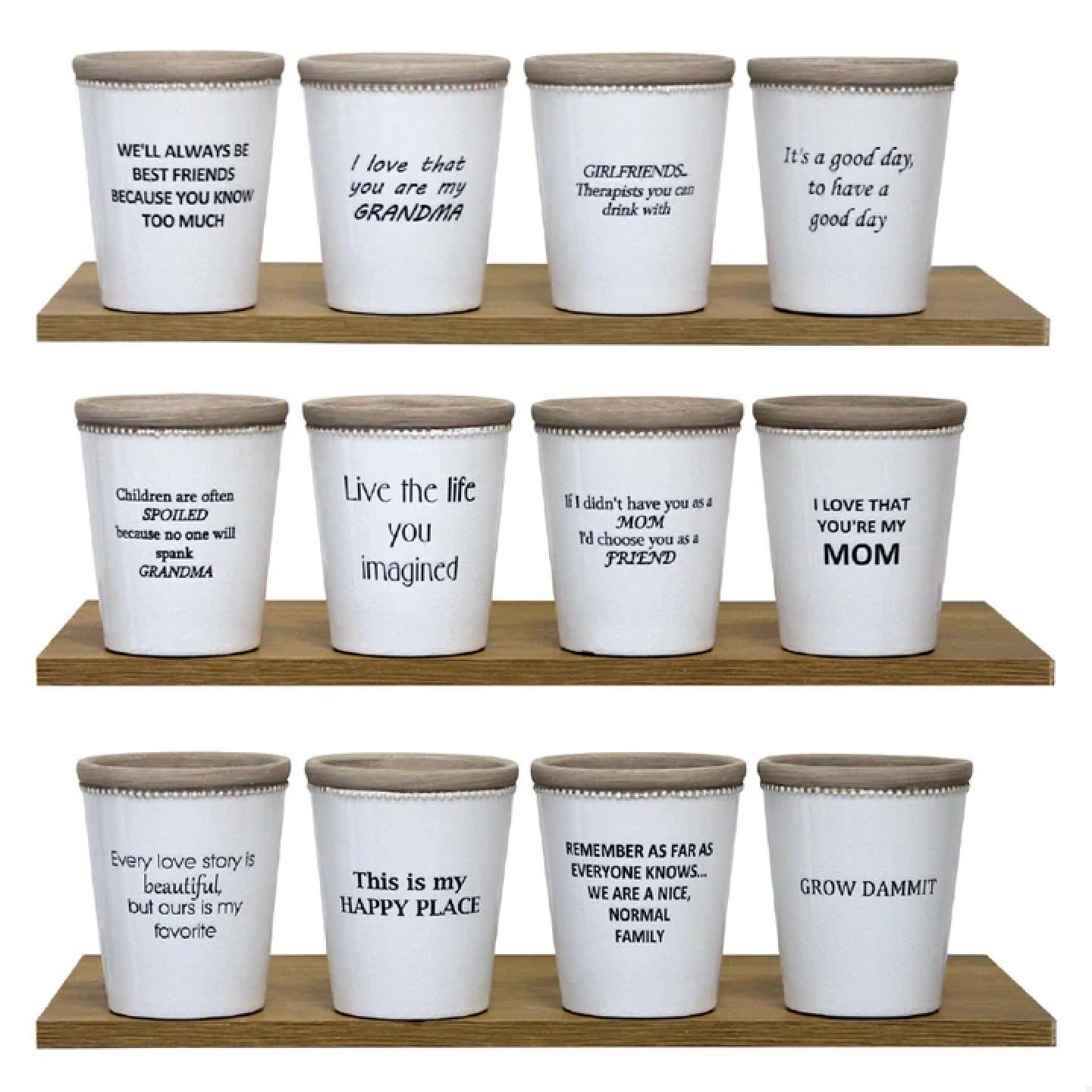 Marshall Home & Garden Assorted Quote Pots
