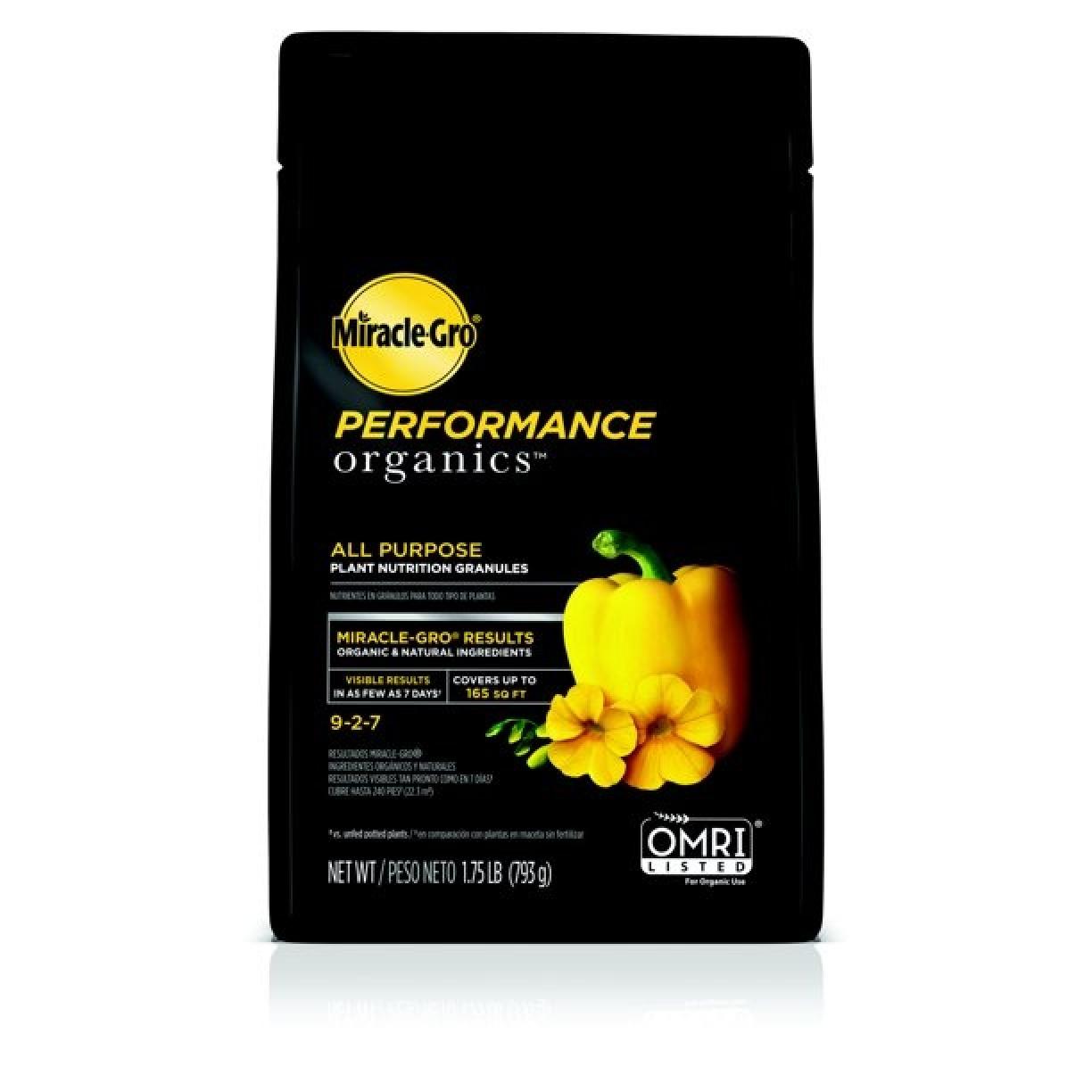 Miracle-Gro Performance Organics All Purpose Plant Nutrition