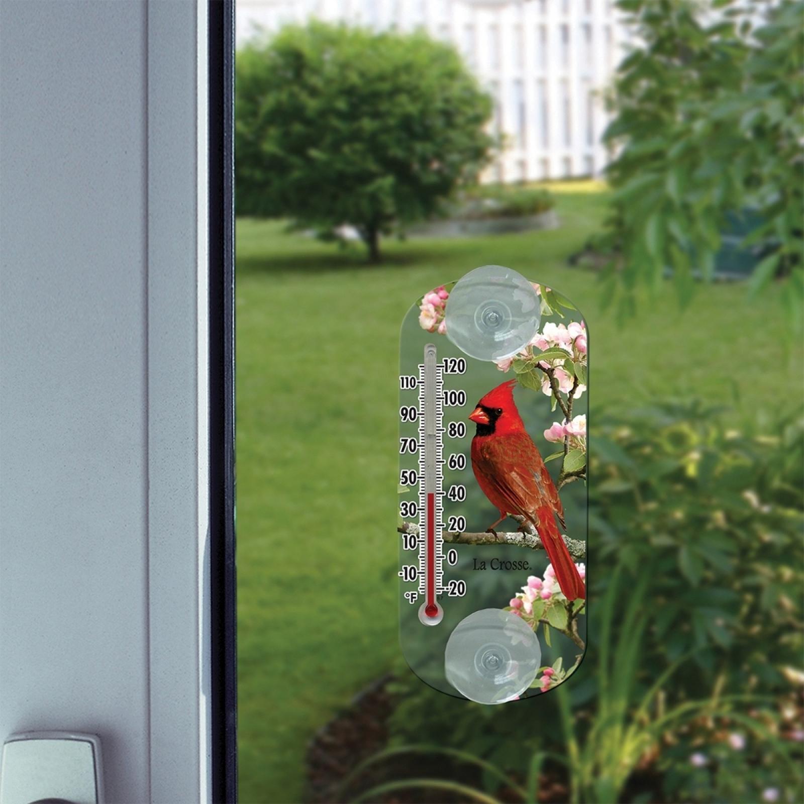 La Crosse Cardinal Window Thermometer