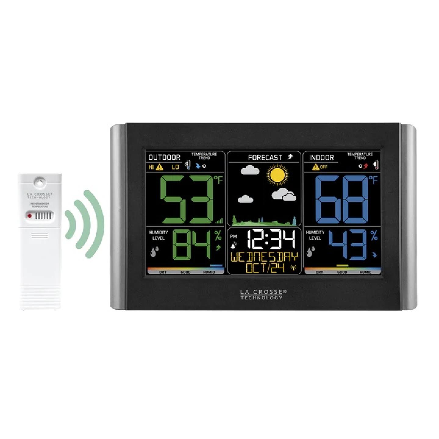 La Crosse Wireless Weather Station with Color LCD Display