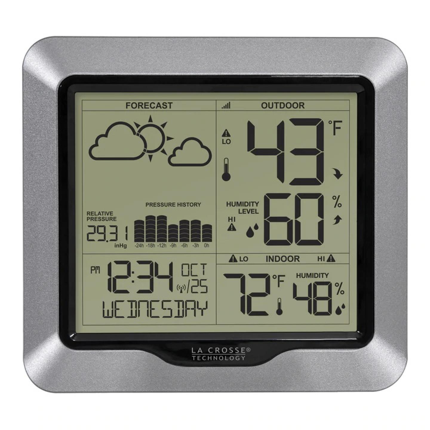 La Crosse Wireless Weather Station with Forecast & Atomic Time