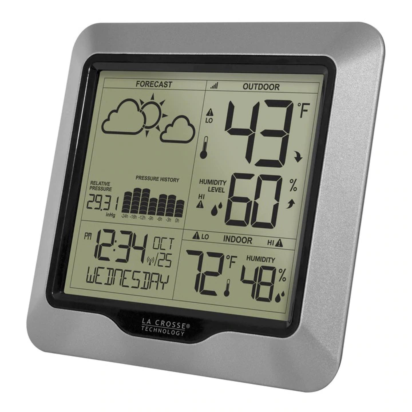 La Crosse Wireless Weather Station with Forecast & Atomic Time