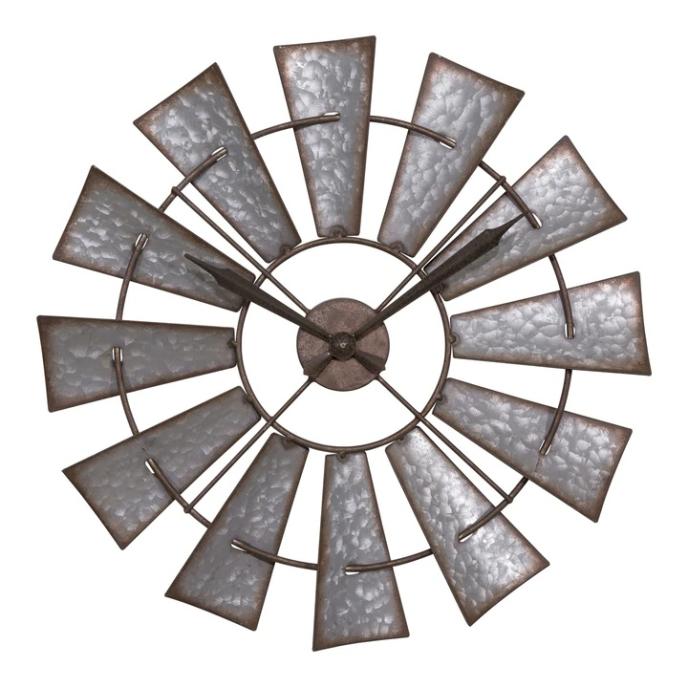 La Crosse Analog Windmill Wall Clock