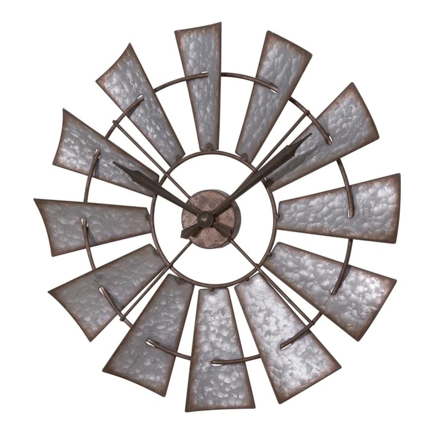 La Crosse Analog Windmill Wall Clock