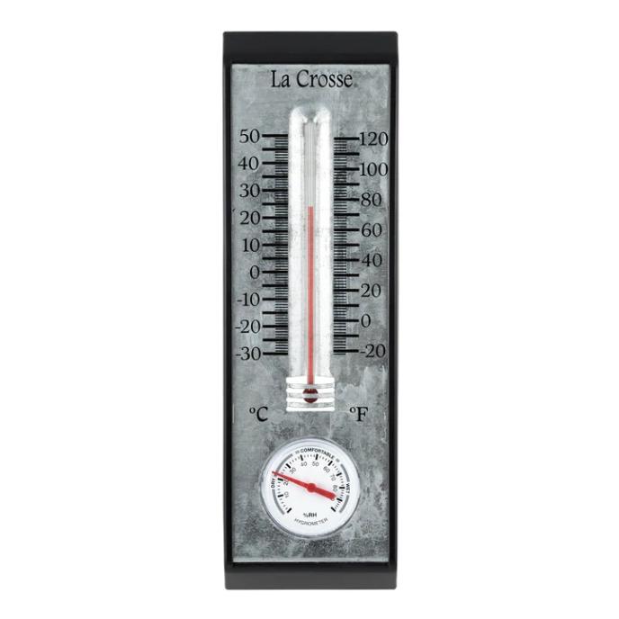 La Crosse Bi-Metal Thermometer with Hygrometer
