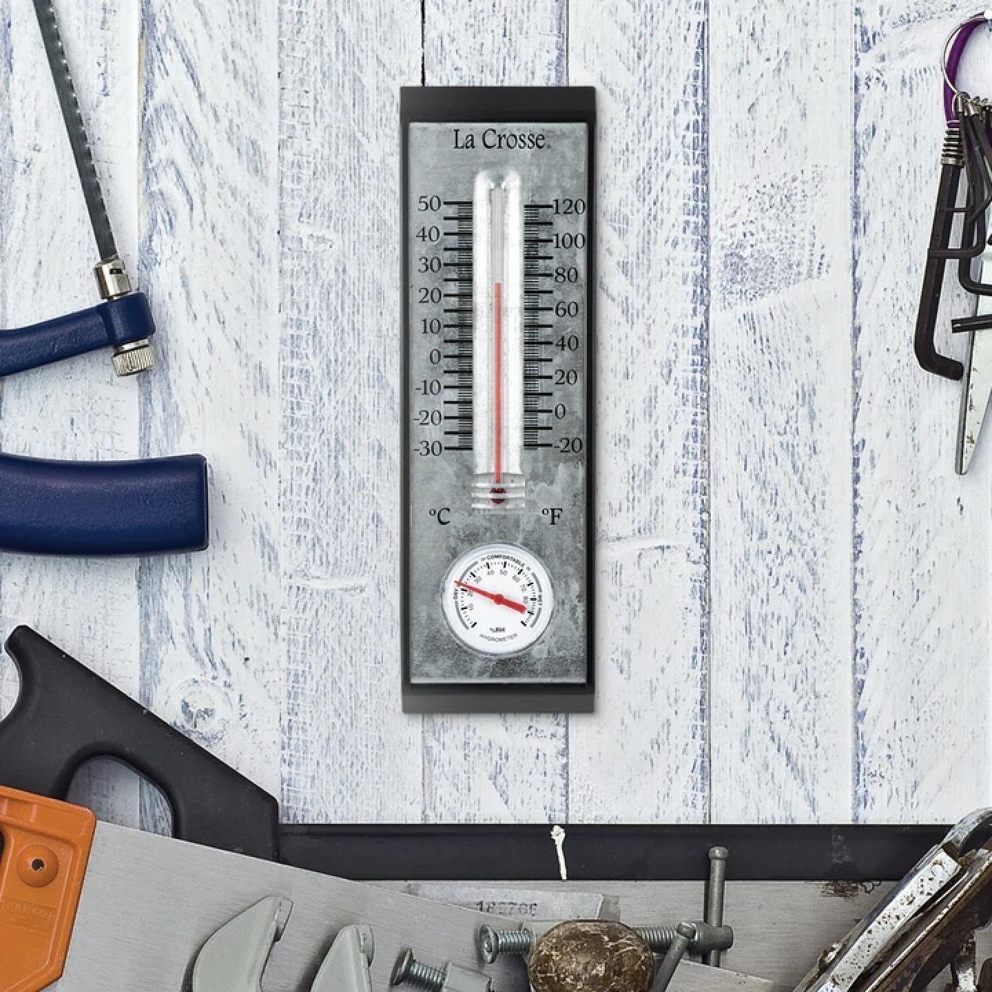 La Crosse Bi-Metal Thermometer with Hygrometer