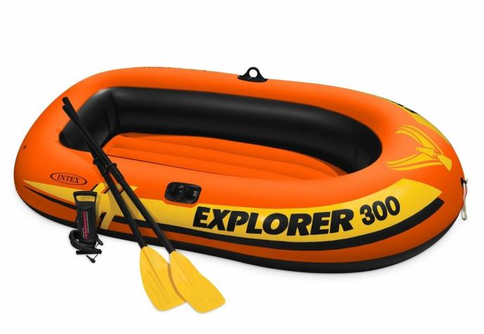 Intex Explorer 300 Inflatable Boat Set