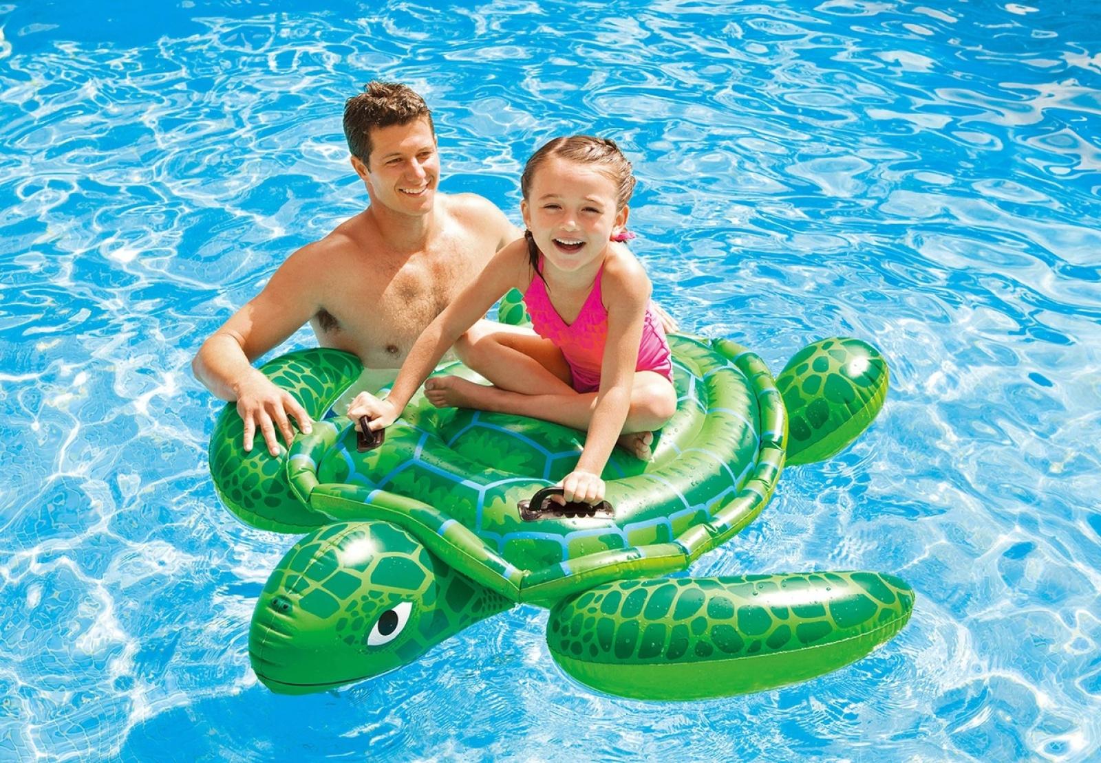 Intex Lil' Sea Turtle Ride-On Inflatable Pool Float