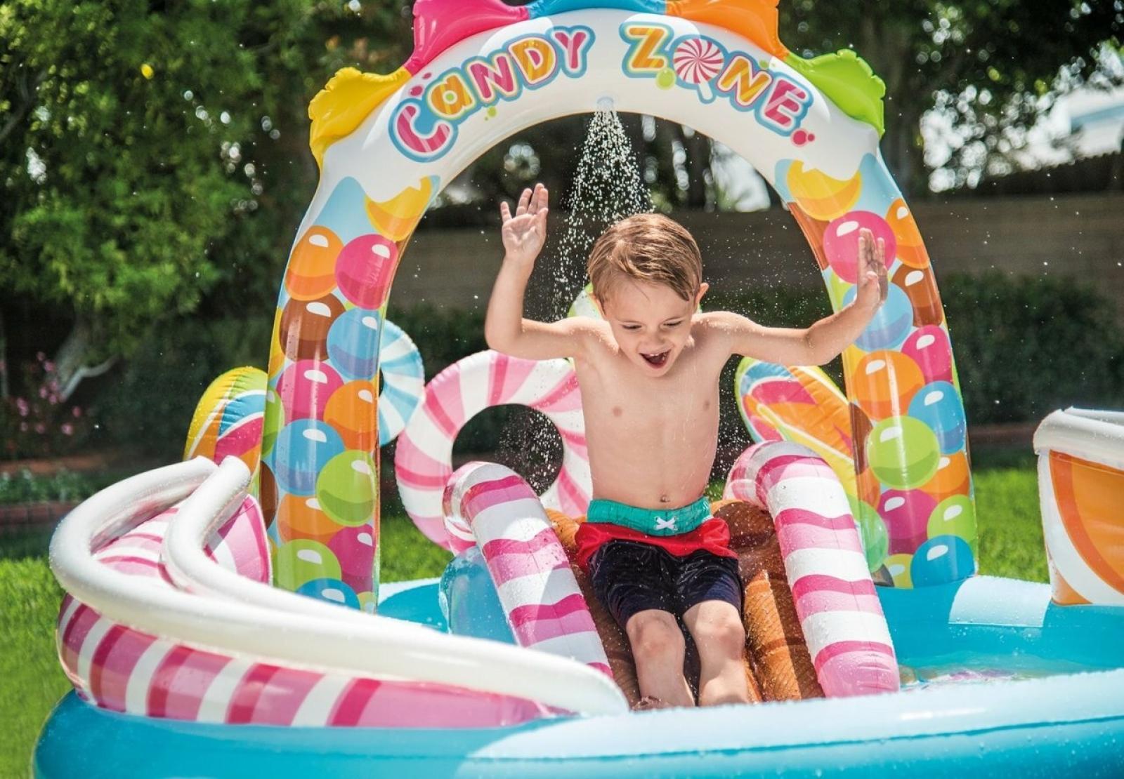 Intex Candy Zone Inflatable Play Center With Slide