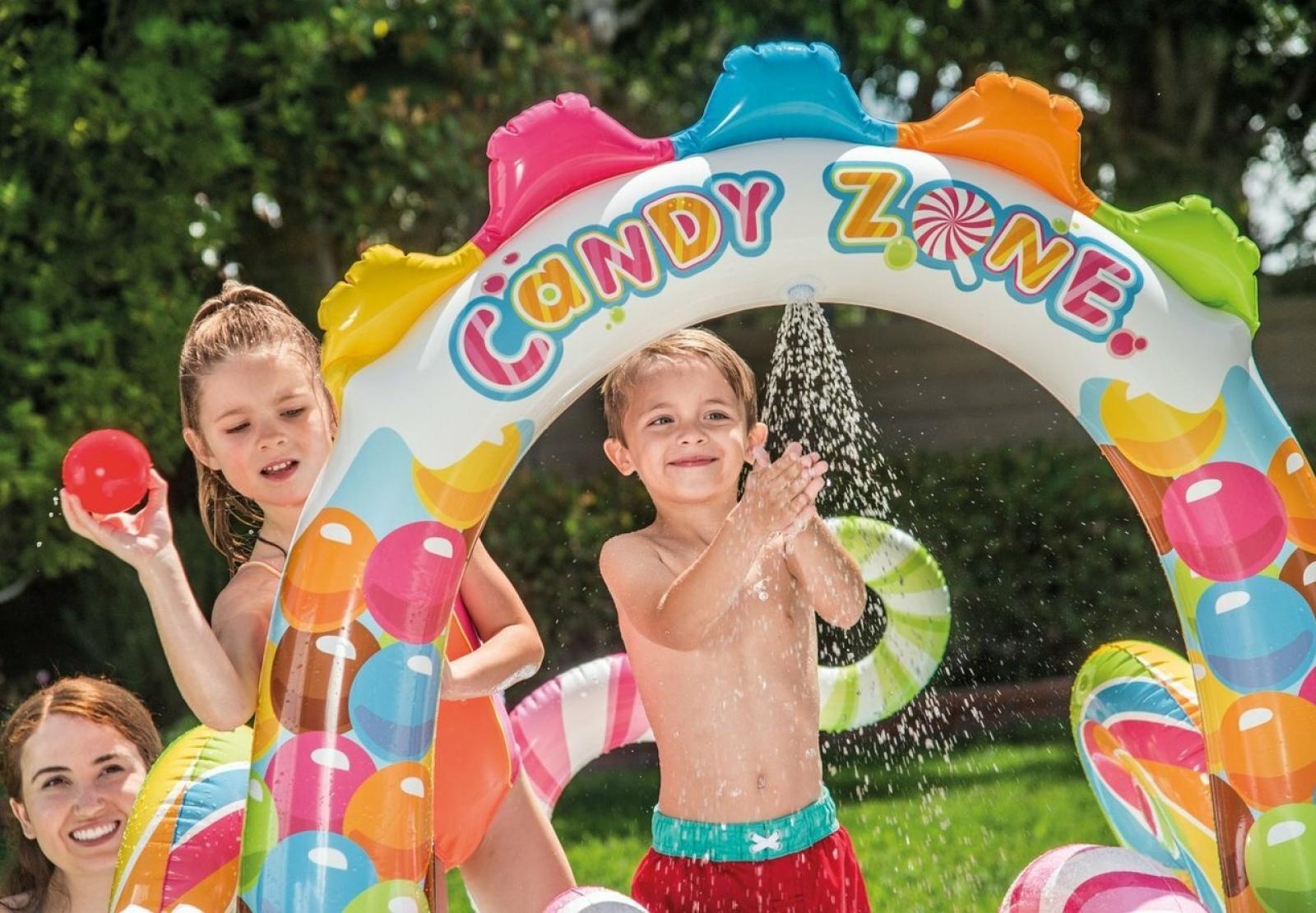 Intex Candy Zone Inflatable Play Center With Slide
