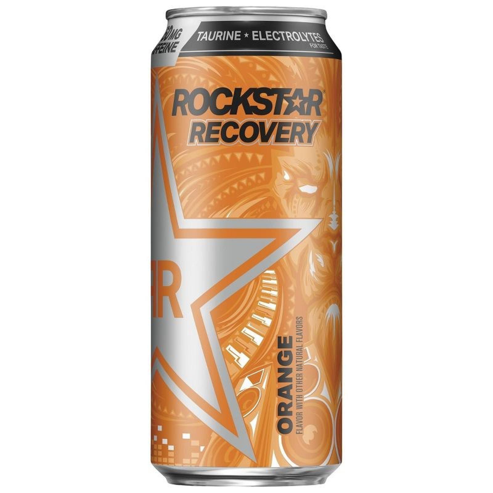 Rockstar Recovery Orange Energy Drink