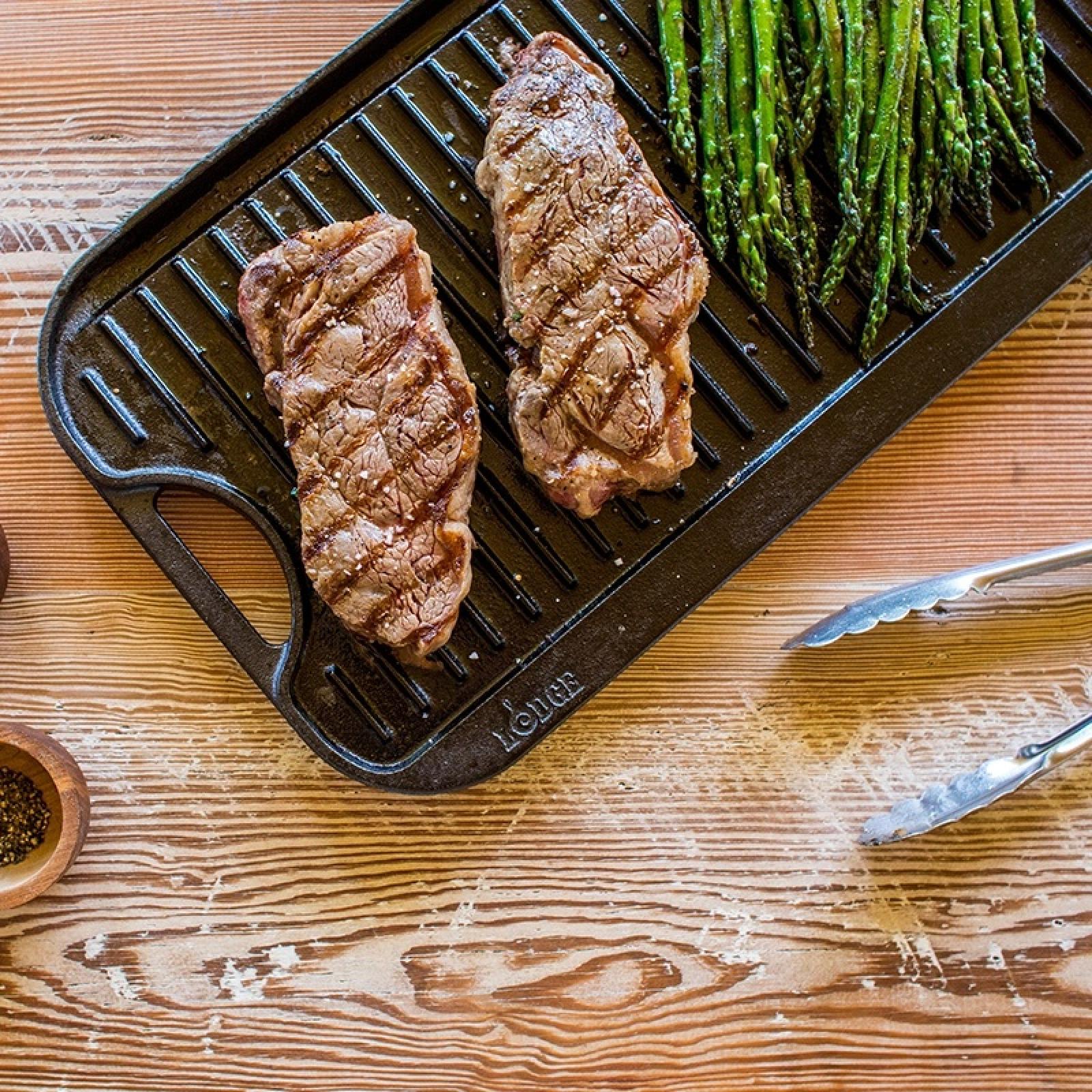 Lodge Cast Iron Pro-Grid Reversible Grill/Griddle