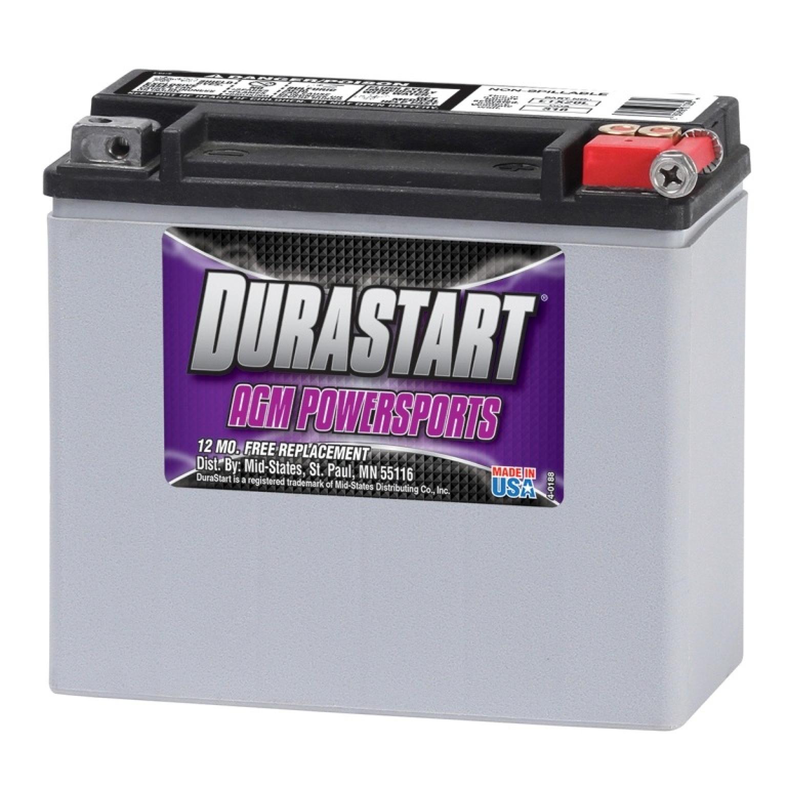 Durastart AGM Powersports Battery ETX20L