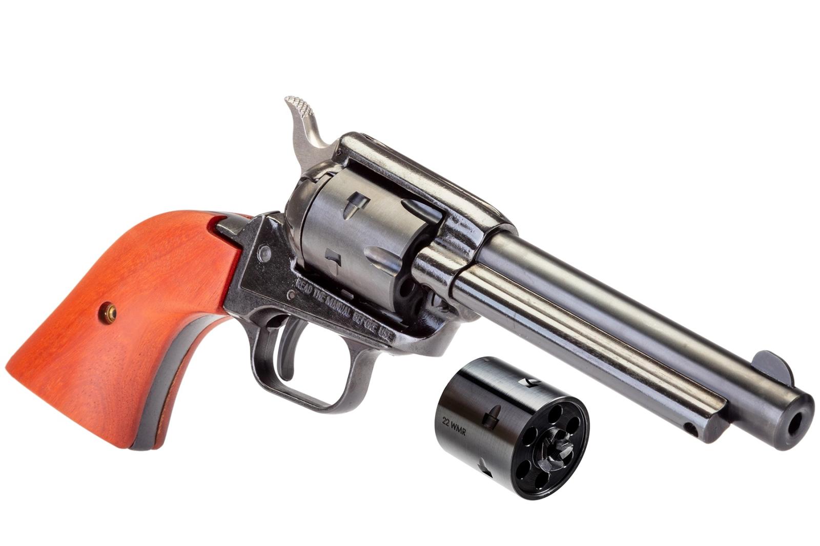 Heritage 4.75" Rough Rider .22 LR/.22 WMR Cocobolo Revolver