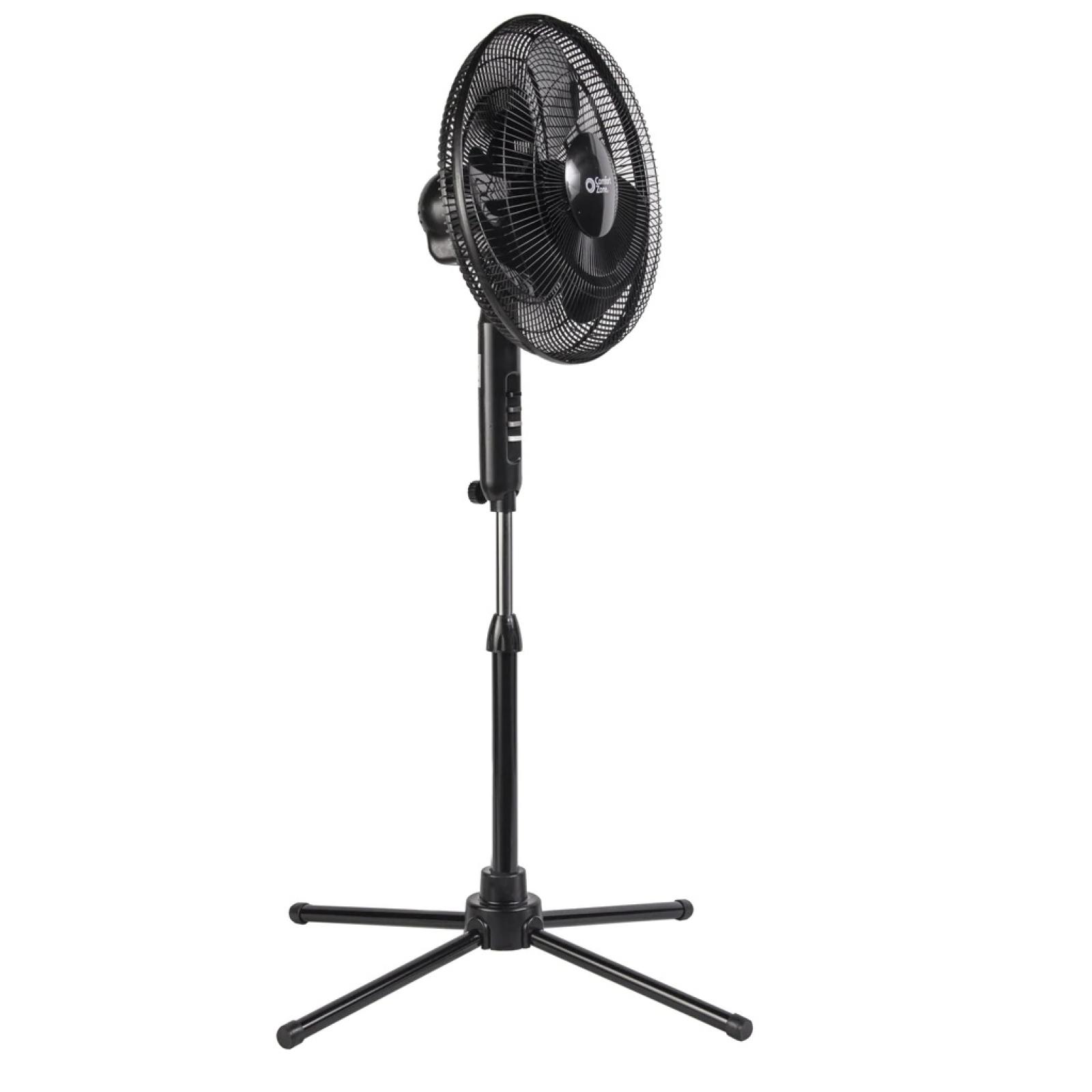 Comfort Zone Adjustable Oscillating Pedestal Fan