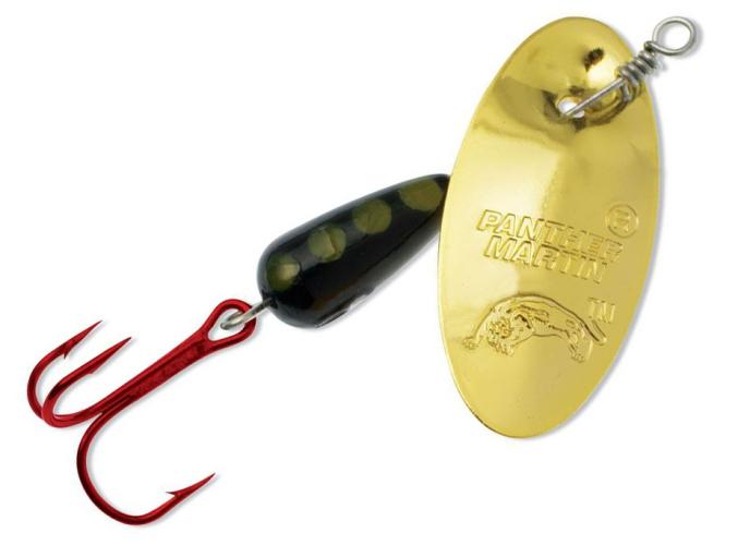 Panther Martin Classic Red Hook Spinner Gold