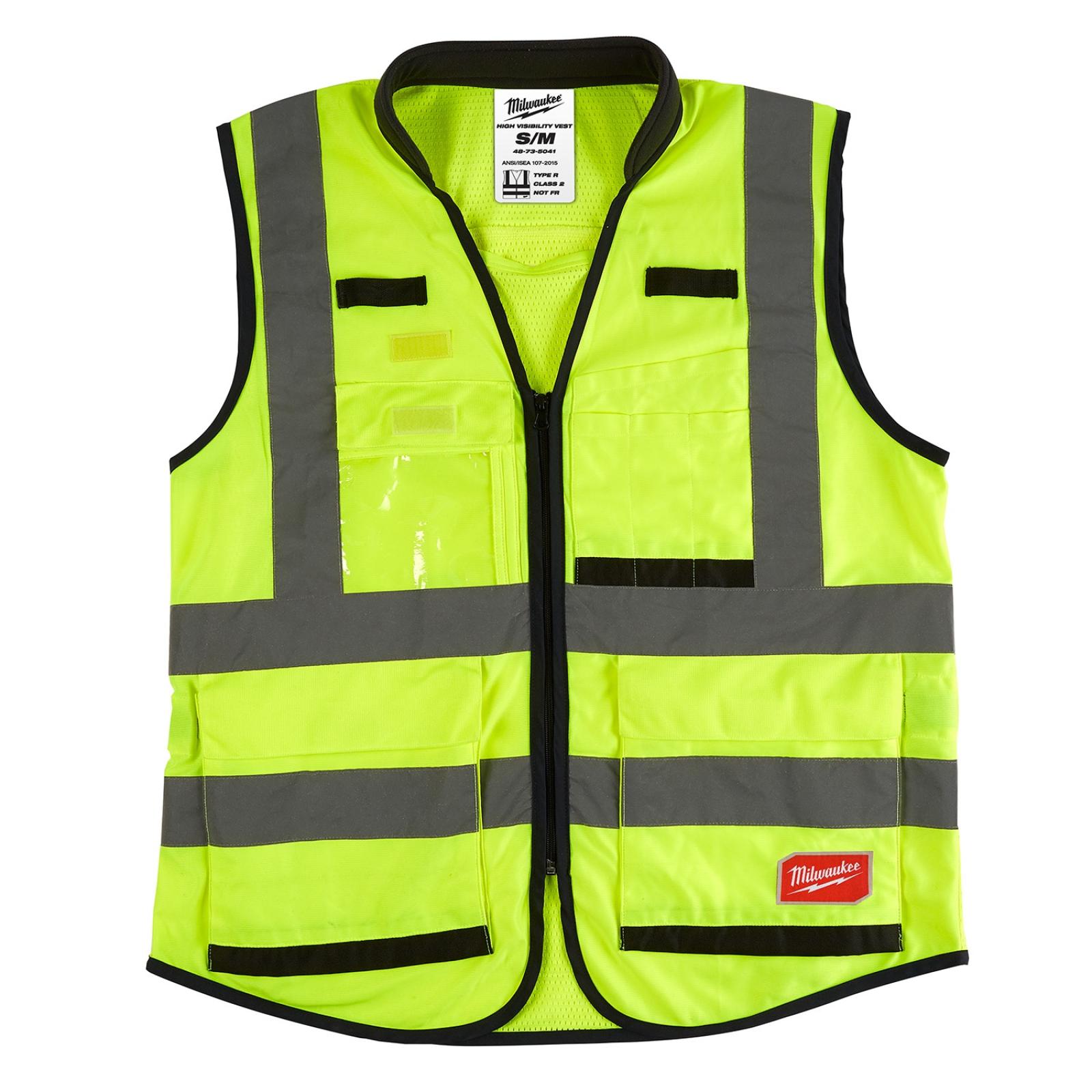 Milwaukee Class 2 High-Visibility Performance Safety Vests Front