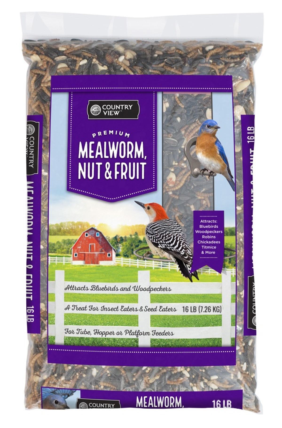 Country View Mealworm, Nut, and Fruit