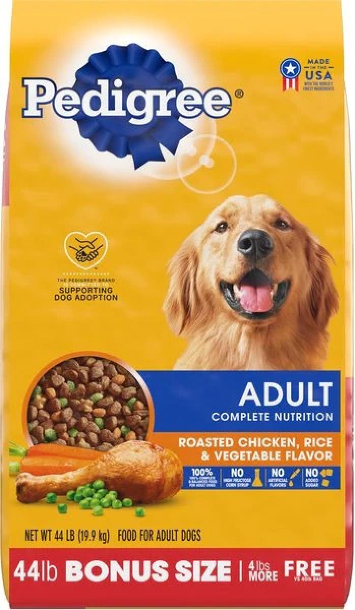 Pedigree Adult Complete Nutrition Roasted Chicken Flavor