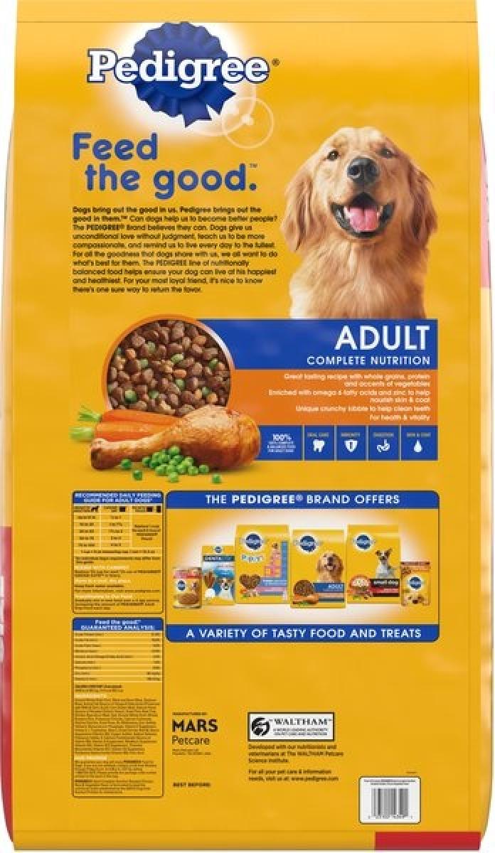 Pedigree Adult Complete Nutrition Roasted Chicken Flavor