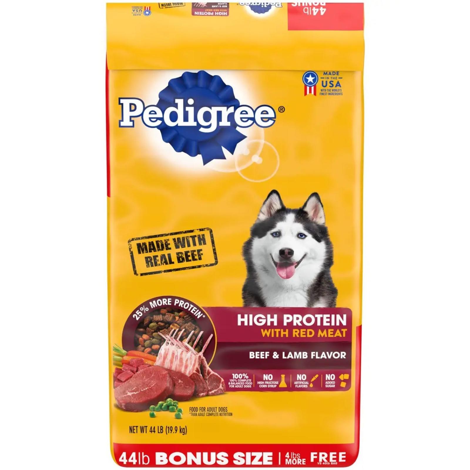 Pedigree High Protein with Red Meat