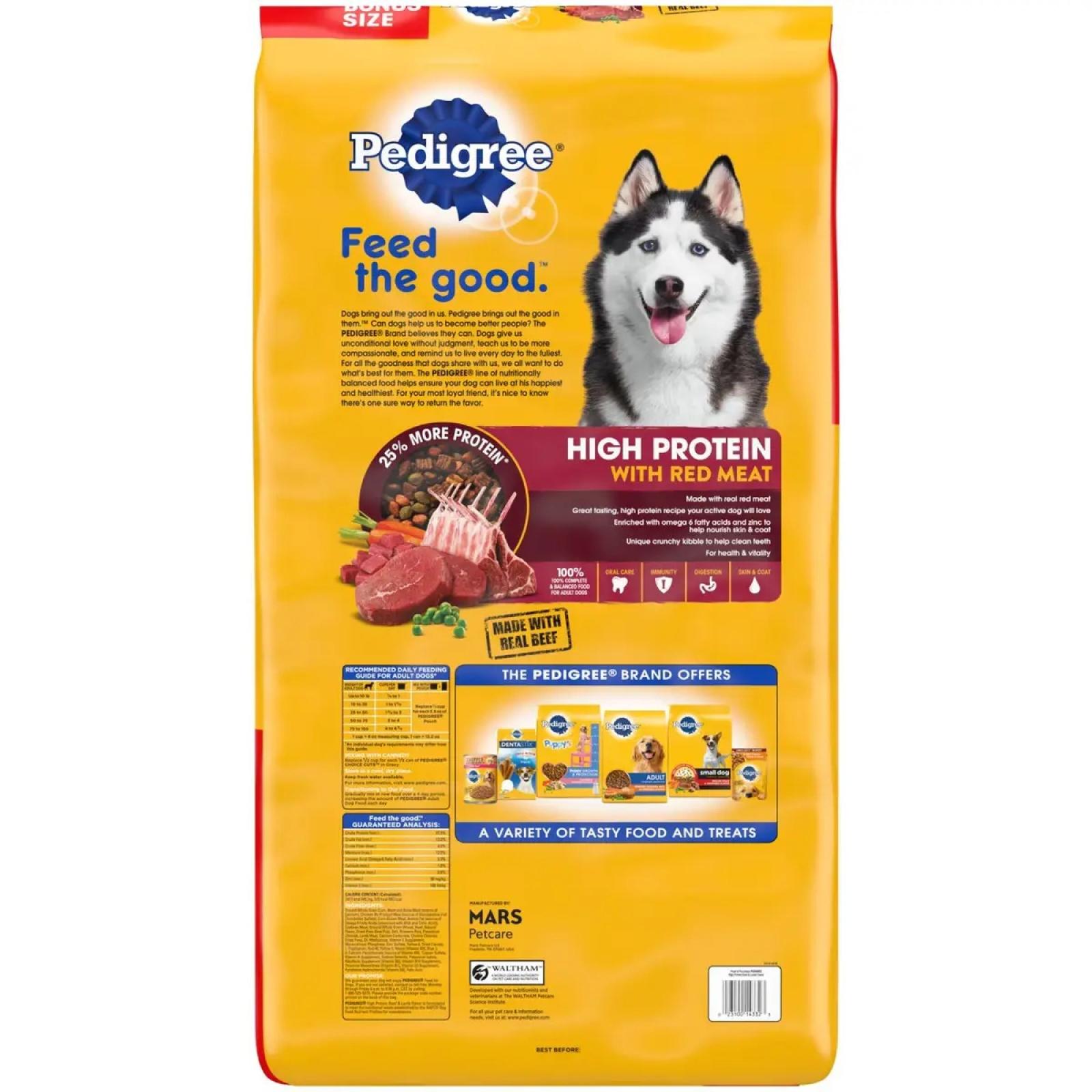 Pedigree High Protein with Red Meat