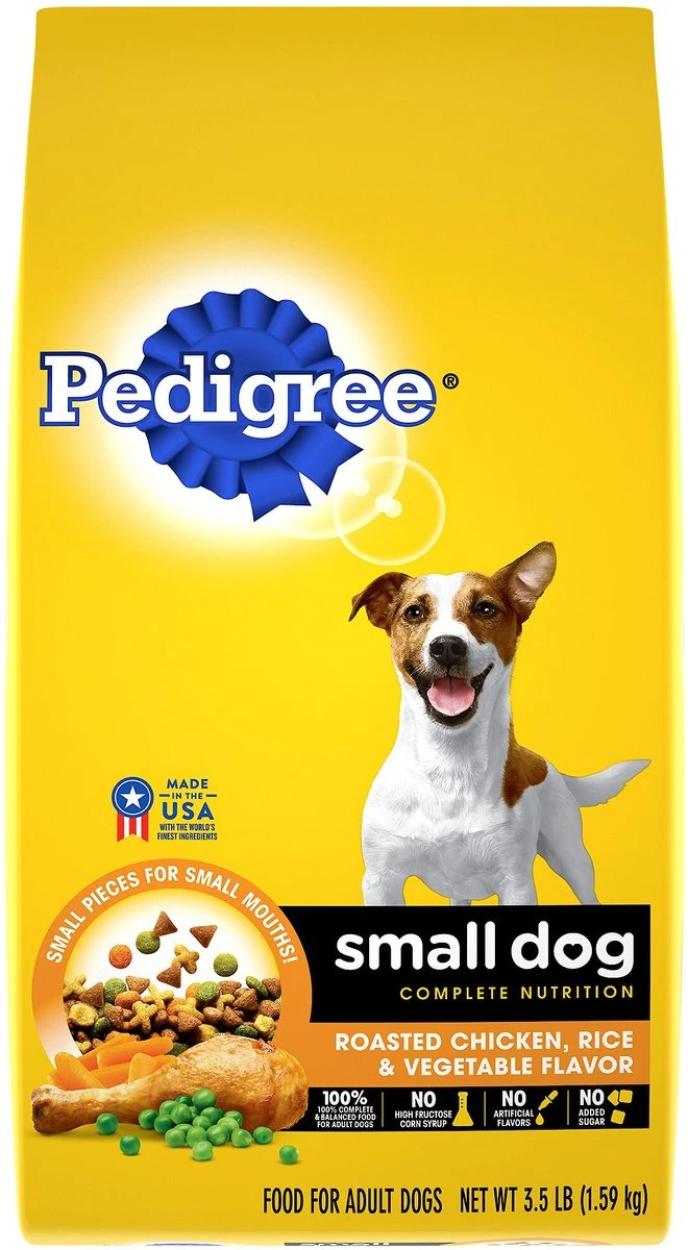 Pedigree Small Dog Complete Nutrition Roasted Chicken Flavor