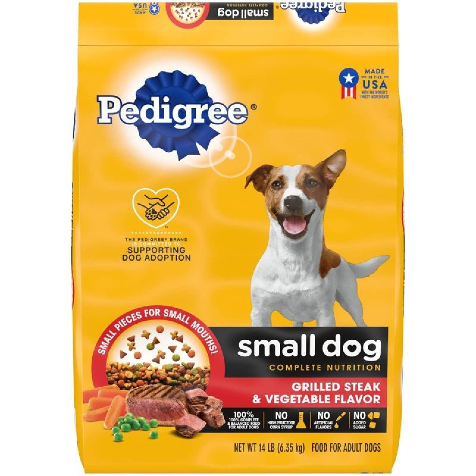 Pedigree Small Dog Complete Nutrition Grilled Steak Flavor